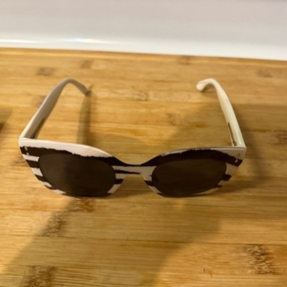 Isabel Marant 52mm Gradient Cat Eye Sunglasses -  IVORY PATTERN/ GREY - NWOT - Picture 4 of 16